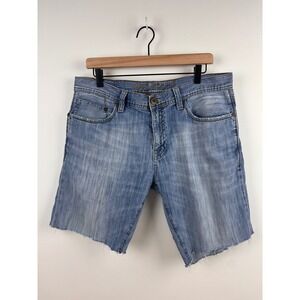 Mavi Martin Denim Shorts Mens 34 Blue‎ Distressed Cut Off Jean Shorts
